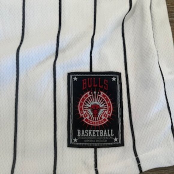 New Chicago NBA Bulls Youth‎ Jersey Boys 8 Button Up Embroidered Basketball NWT - Picture 9 of 11
